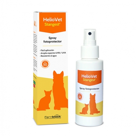 Stangest Heliovet Spray Solar SPF 50 para perros y gatos