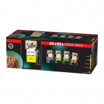 Sheba Delicatezze Multipack Surtido de Comida Húmeda en Gelatina para Gatos Selección de Aves