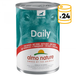 Almo Nature Daily Comida Húmeda para Perros con Vacuno