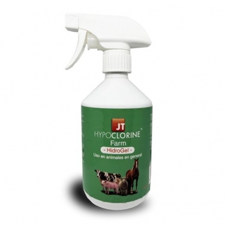JT- Hypoclorine Farm spray con efecto antimicrobiano para todos los animales