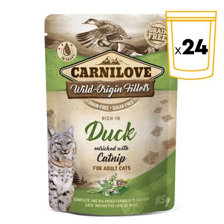 Carnilove Cat Adulto Pouch sabor Pato