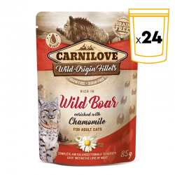 Carnilove Cat Adulto Pouch sabor Jabali