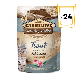 Carnilove Cat Adulto Pouch sabor Trucha