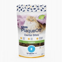 Plaque off Croq Snack Dental Para Gatos en forma de Croquetas