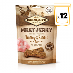 Carnilove Dog Adulto Jerky en barritas sabor Conejo Pavo