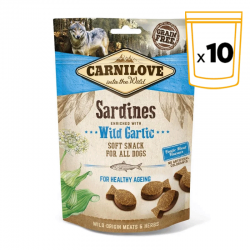 Carnilove Dog Snack Semihúmedo sabor Sardinas Ajo