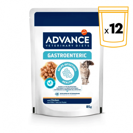 Advance Veterinary Diets Gastroenteric Comida Húmeda para Gatos con Problemas Intestinales
