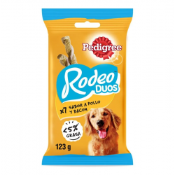 Pedigree Rodeo Duos Snacks para Perros con Bacon y Pollo