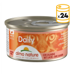Almo Nature Daily Comida Húmeda en Mousse para Gatos con Salmón