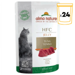 Almo Nature HCF Jelly Comida Húmeda en Gelatina para Gatos con Atún