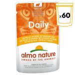 Almo Nature Daily Comida Húmeda para Gatos Bocaditos de Pollo y Salmón