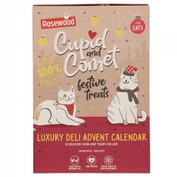 Cupid and Comet Calendario de Adviento 100% Carne Snacks para Gatos