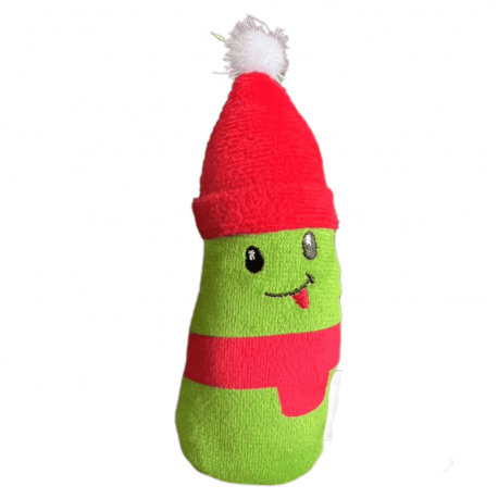 Max Dog Pepinillo de Navidad Peluche para Gatos con Catnip
