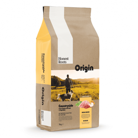 Honest Roots Origin Countryside Pienso Natural para Perros con Pollo y Vacuno