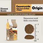 Honest Roots Origin Countryside Pienso Natural Para Gatos Esterilizados con Pollo y Vacuno
