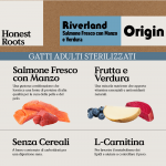 Honest Roots Origin Riverland Pienso Natural Para Gatos Esterilizados con Salmón y Vacuno