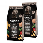 Ownat Ultra Low Grain Medium Adult Mangime per Cani di Taglia Media