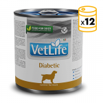 Pack de latas Farmina Vet Life Natural Diet Diabetic para perros