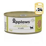 Applaws Latas de Comida Húmeda en Caldo para Gatos con Atún y Algas