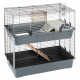 Gaiola Rabbit 100 Dupla Preta Ferplast