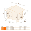 FERPLAST-Caseta Dogvilla para Perro (1)