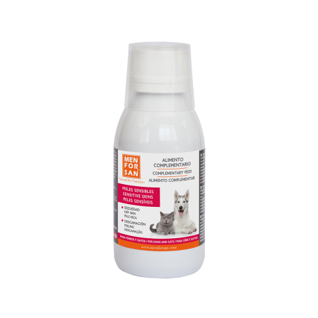 Menforsan Suplemento nutricional para alergias em cães e gatos