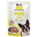Brit care mini filetes cordero en salsa latas para gato