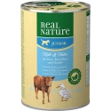 Real Nature Classic Latas Para Perros Junior Pollo Ternera