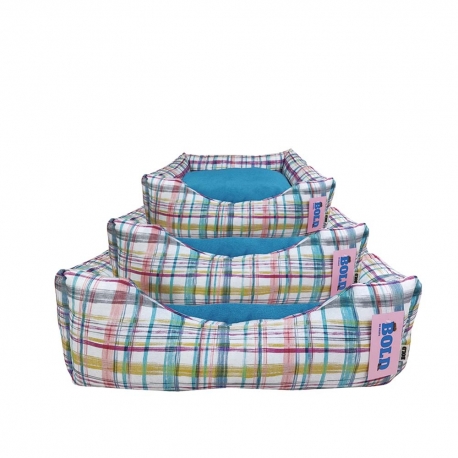 Cama Bold Key Blue Lines para perros