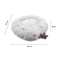Cama Bold Donut Dolce Blanca Para Perros y Gatos