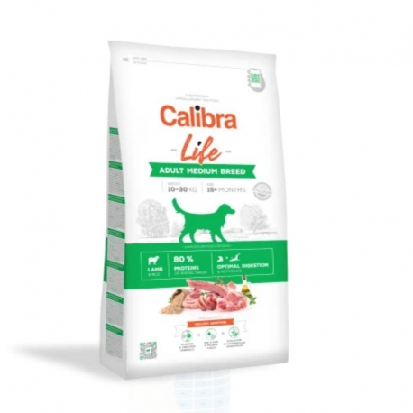 Calibra dog life adult medium breed cordero pienso para perros