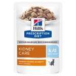 Pacote de Sachês Hill's Prescription Diet k/d Early Stage Cuidado Renal para Gatos
