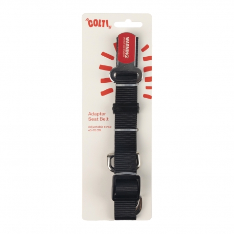 Colti Adaptador para cinturon de seguridad 45/70 cm Para Perros