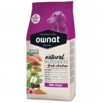 Ownat CLASSIC Mini Adult pienso perro de raza pequeña. Pollo fresco y arroz integral