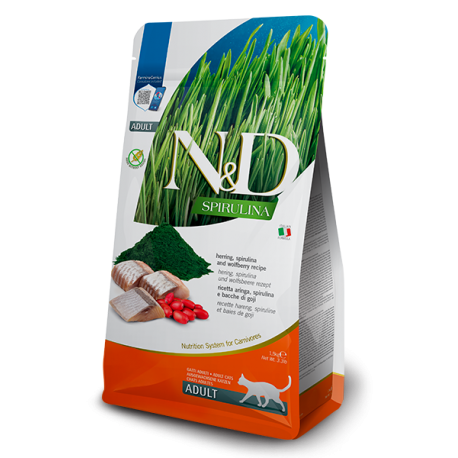 Farmina ND Spirulina pienso para gatos de Aranque