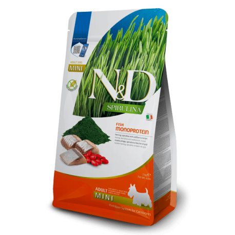 Farmina ND Spirulina pienso para perros Minis de Arenque