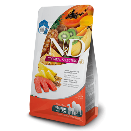 Farmina Tropical Pienso para Perros Medium Maxi con Salmón