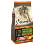 Primordial Grain Free Adult Pienso para perros con Ciervo y Pavo