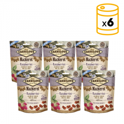 Snack Crunchy Caballa con Frambuesas