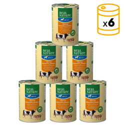Real Nature Classic Latas Para Perros Adultos Ternera Jamón