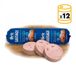 Brit sausage con pollo y cordero latas para perro