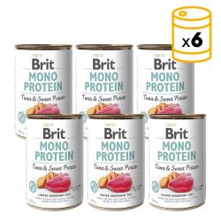 Brit mono protein atun y con patata latas para perro
