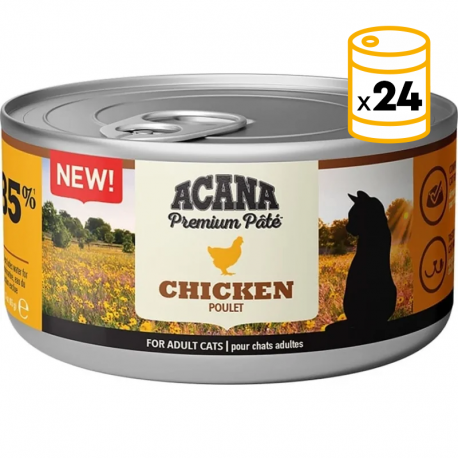 Acana Pack De Latas Pollo Para Gatos Adultos