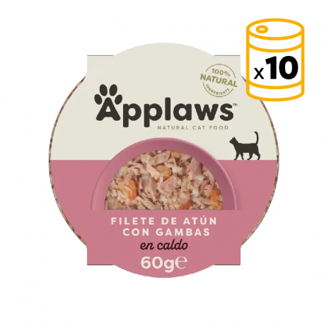Applaws Latas para gatos de Atún y Gambas