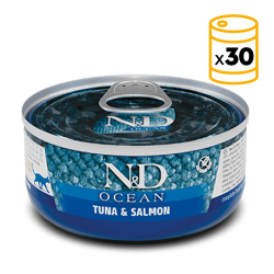 Pack de latas Farmina ND Ocean para gatos con Atún y Salmón