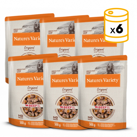 Nature's Variety Original paté Medium/Maxi Buey Alimento húmedo perros