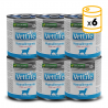 Pack de latas Farmina Vet Life Hypoallergenic para cães com carne de porco.