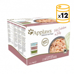 Applaws Multipack Latas de Comida Húmeda en Gelatina para Gatos con Pescado