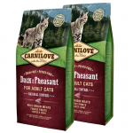 Carnilove-Adult Duck & Pheasant Hairball Control (1)