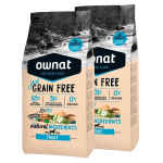Ownat Just Grain Free Adult Ração para Cães Adultos com Truta